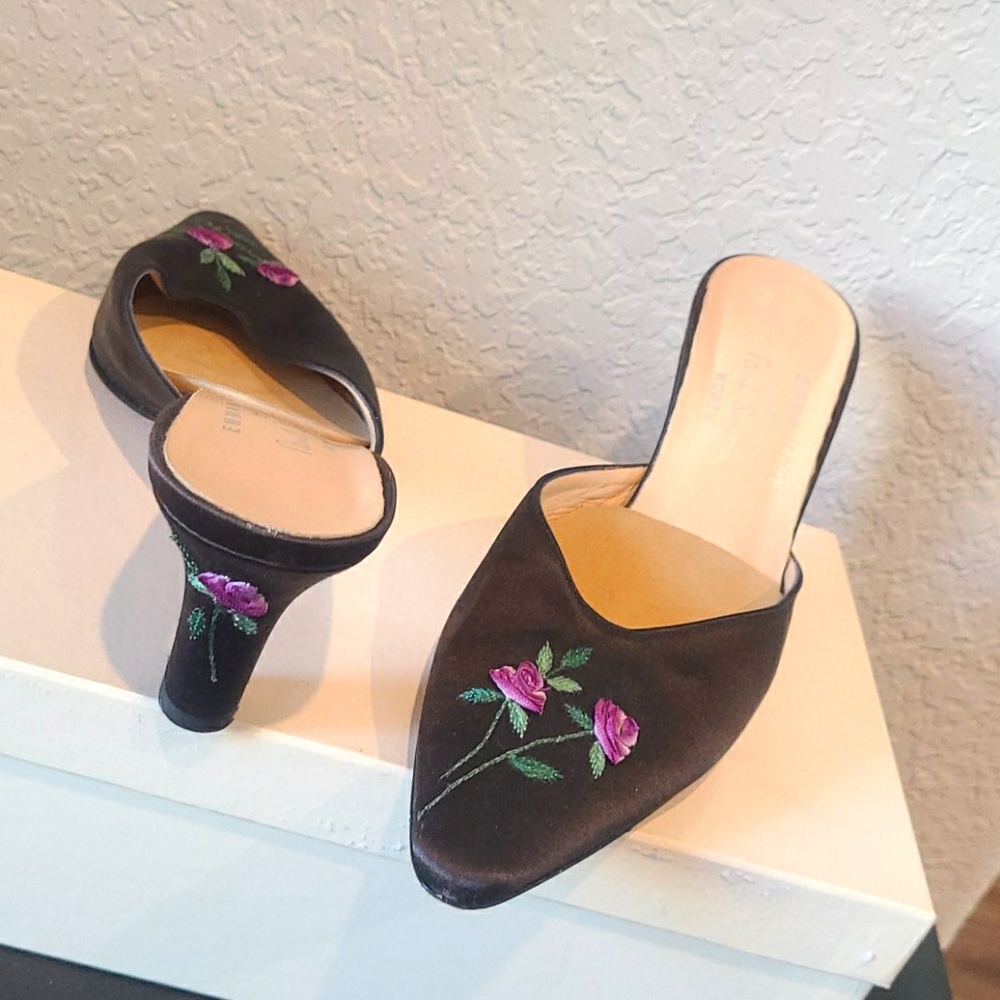 Emma Hope Satin Mule